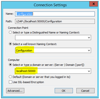 Connection Settings